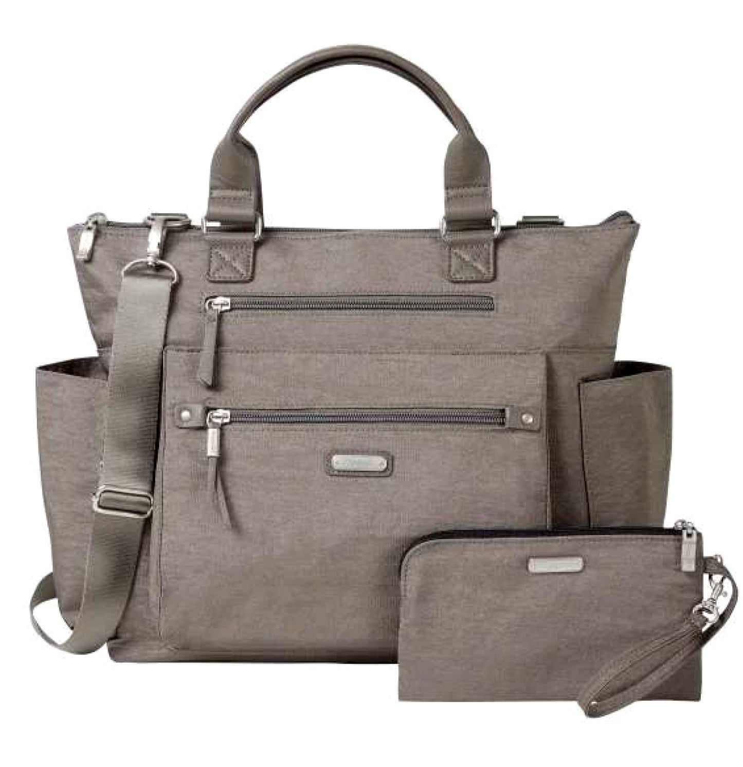 Baggallini 3-in-1 Convertible Tote with Removable RFID Phone Wristlet