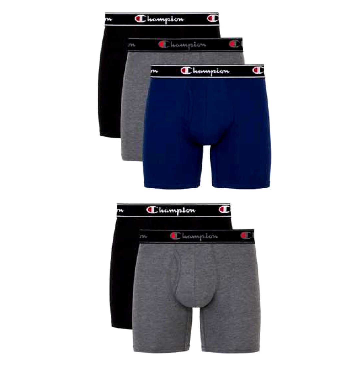 Champion Men's Boxer Brief, 5-pack