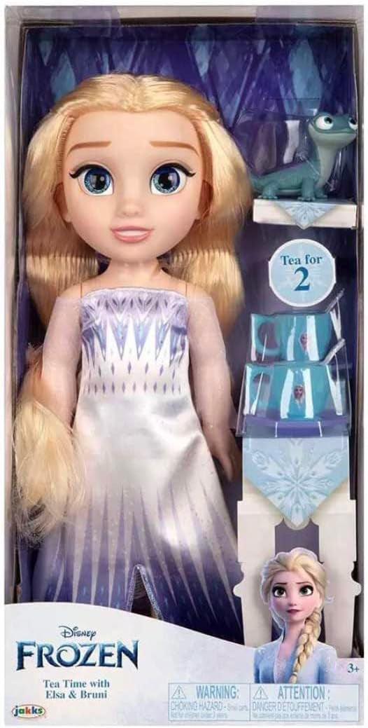 Disney Princess Frozen ELSA & BRUNI 14” Tea & Treat Time Play Doll NEW