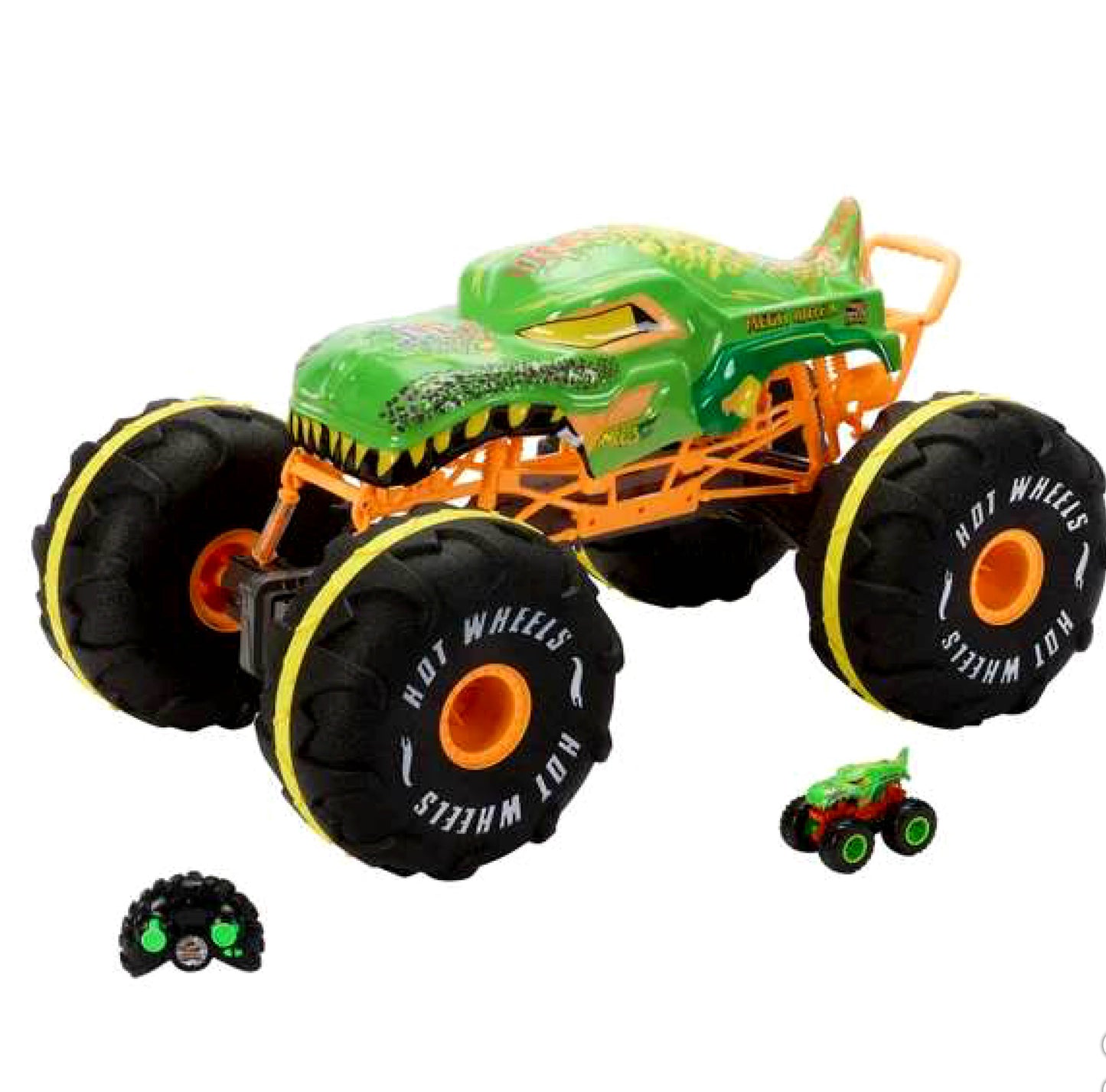 Hot Wheels Mega Wrex R/C with Mini Diecast Replica