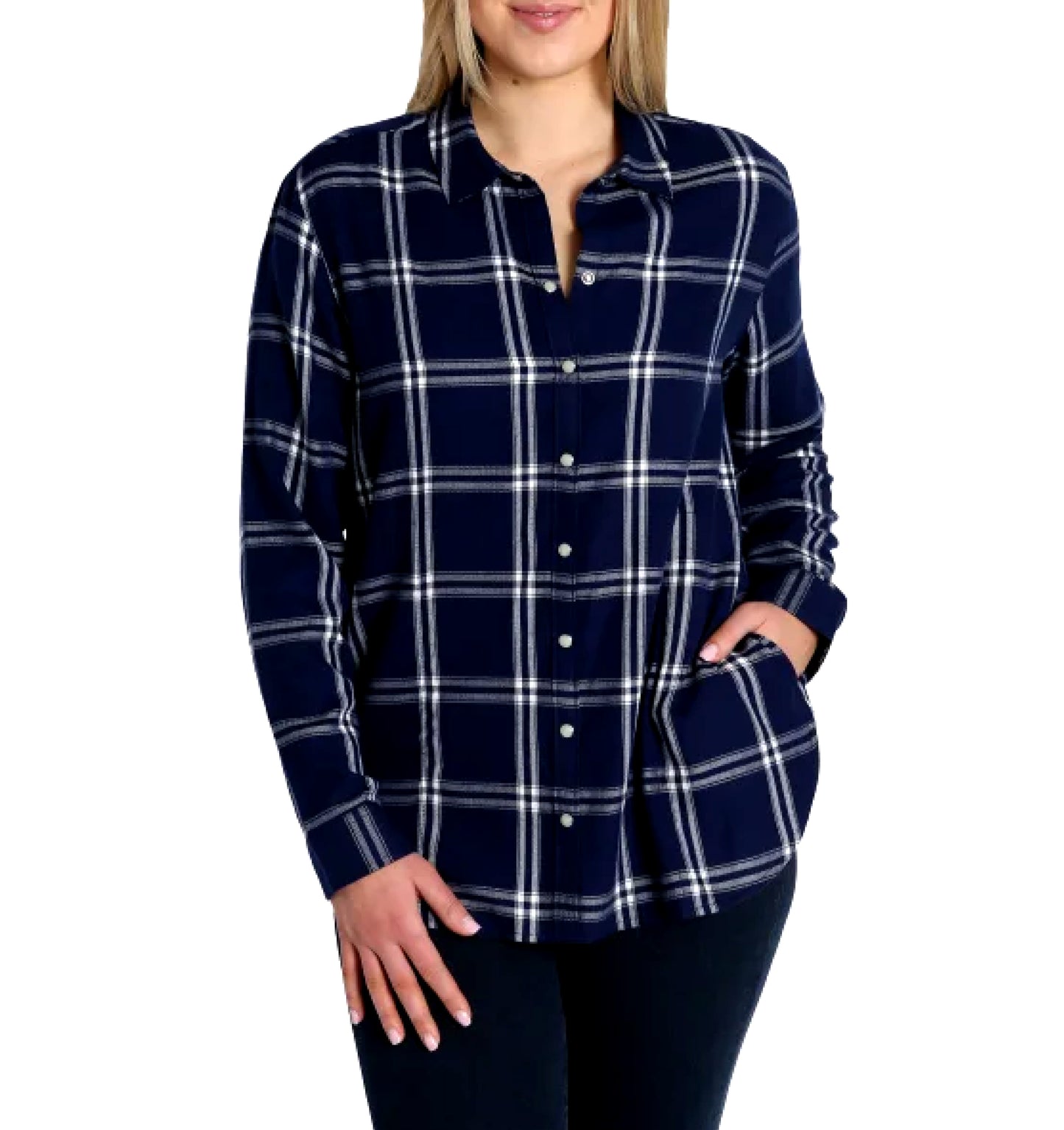 Jachs Girlfriend Ladies' Flannel Shirt