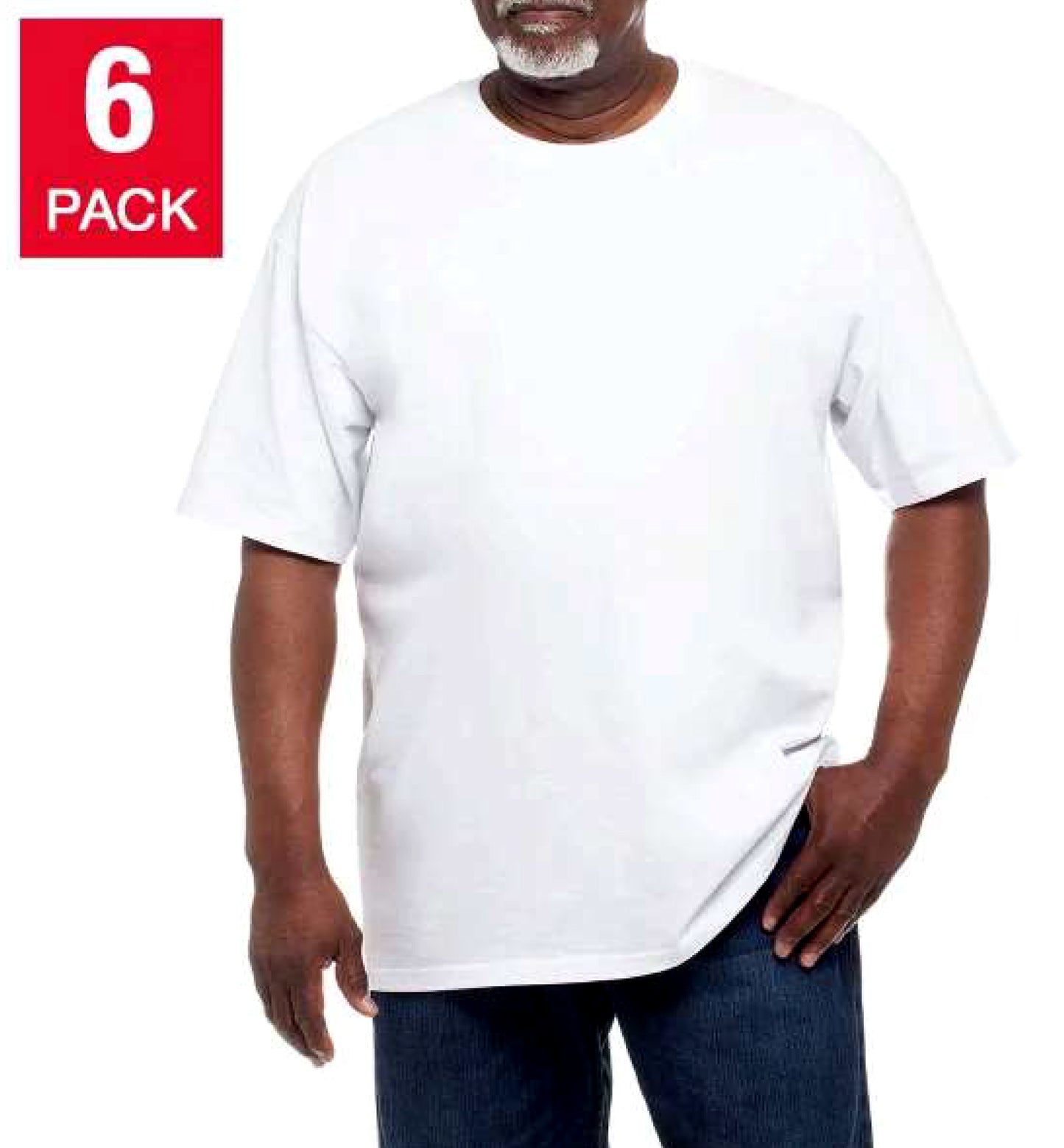 Kirkland Signature Men's Crew Neck Tee, 6-pack