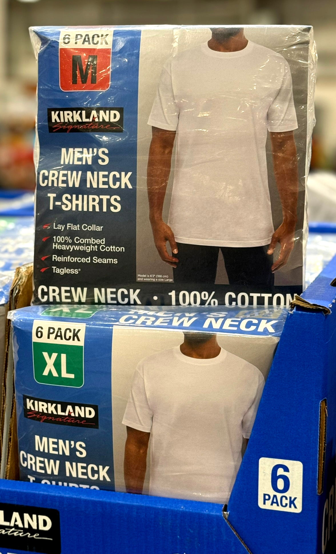 Kirkland Signature Men's Crew Neck Tee, 6-pack