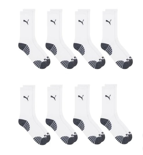 PUMA Men's Crew Sock, 8-pair