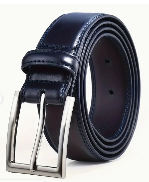 Men's Genuine Leather Dress Belt Fashion & Classic Casual Belts With Single Prong Buckle For Jeans Pants Work And Business Gifts For Dad Husband SOFTOUCH BIZ