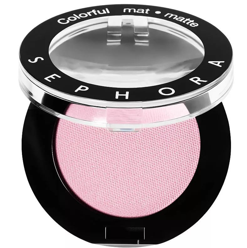 Sephora Collection Colorful Eyeshadow Strawberry Macaroon, Matte Light Pink SOFTOUCH BIZ