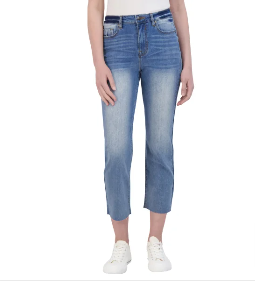 Vigoss Ladies' High-Rise Straight Crop Jean